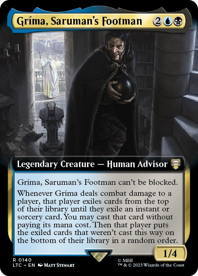 Grima, Saruman's Footman (Extended Art) [The Lord of the Rings: Tales of Middle-Earth Commander] | RetroPlay Games