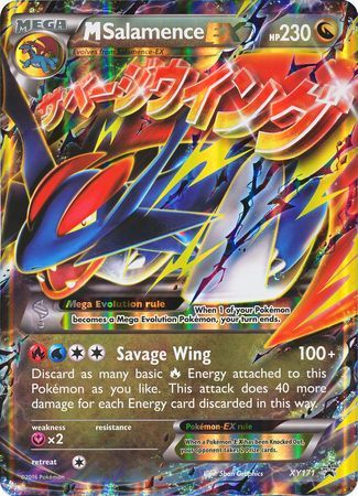 M Salamence EX (XY171) (Jumbo Card) [XY: Black Star Promos] | RetroPlay Games