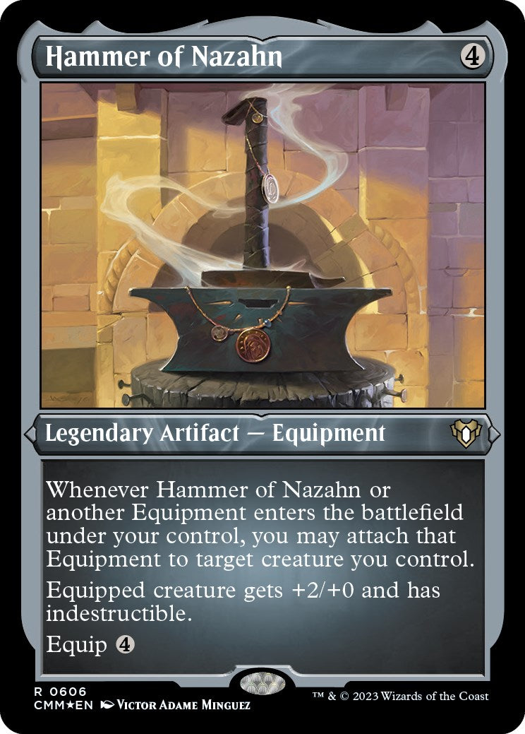 Hammer of Nazahn (Foil Etched) [Commander Masters] | RetroPlay Games