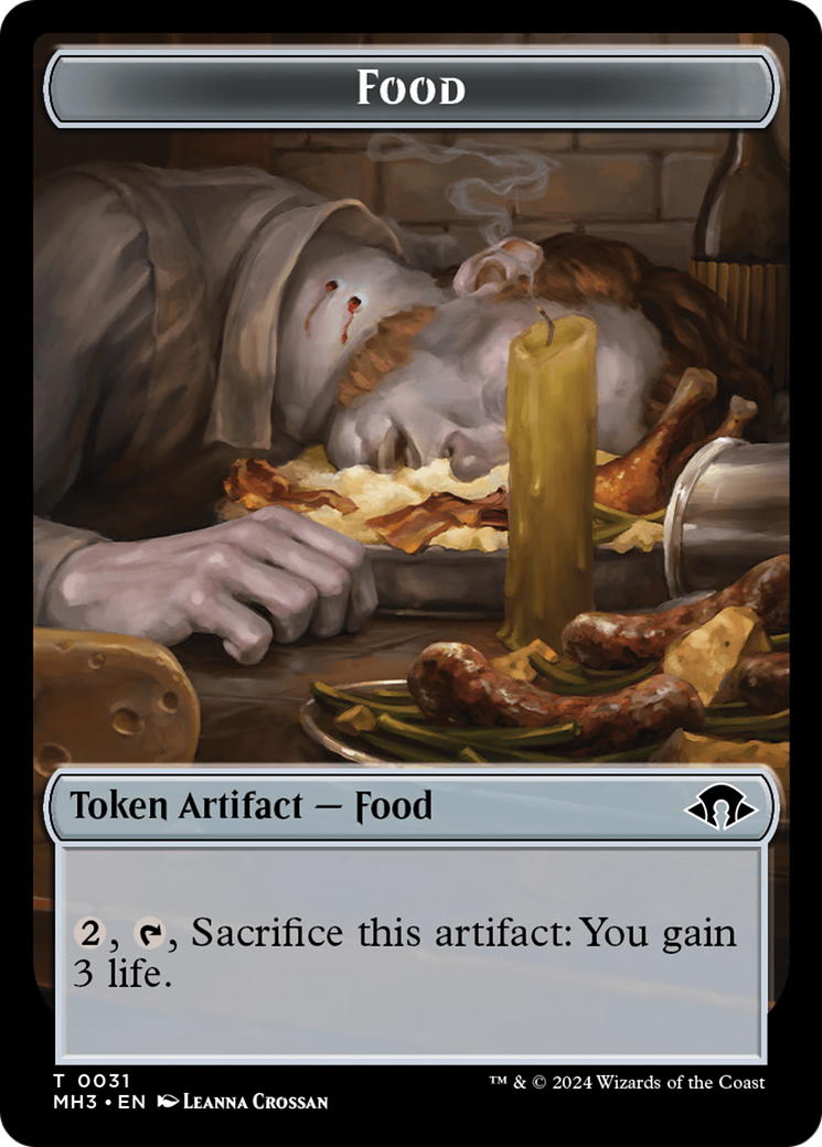 Phyrexian Germ // Food Double-Sided Token [Modern Horizons 3 Tokens] | RetroPlay Games