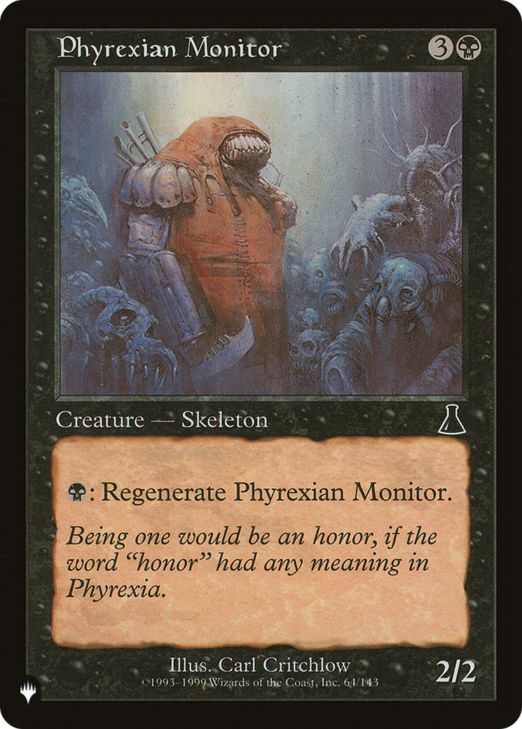 Phyrexian Monitor [The List] | RetroPlay Games