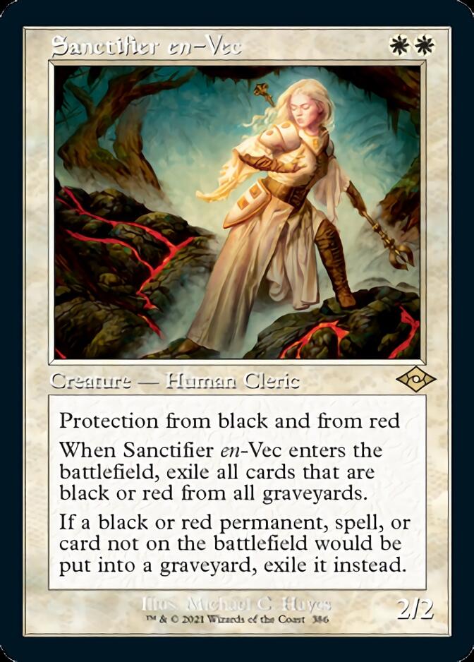 Sanctifier en-Vec (Retro Foil Etched) [Modern Horizons 2] | RetroPlay Games