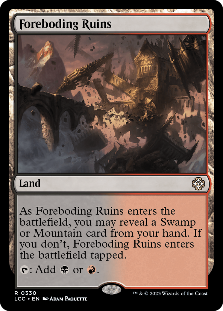 Foreboding Ruins [The Lost Caverns of Ixalan Commander] | RetroPlay Games