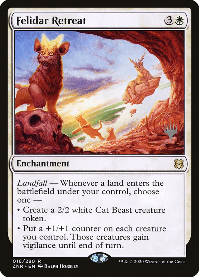 Felidar Retreat (Promo Pack) [Zendikar Rising Promos] | RetroPlay Games