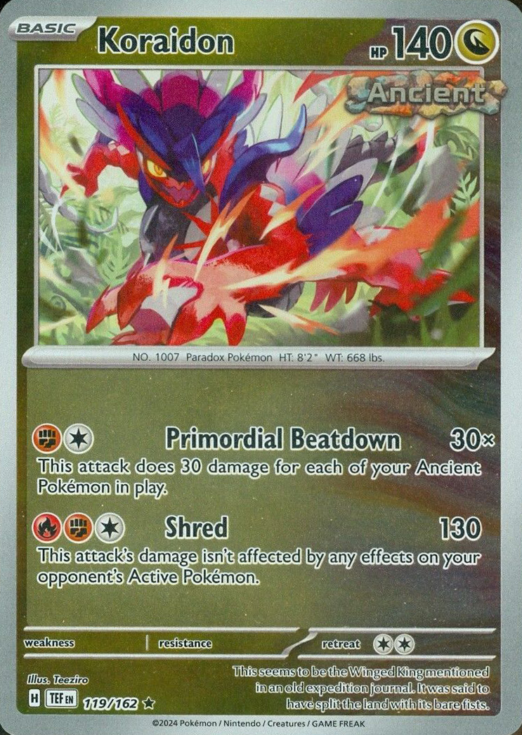 Koraidon (119/162) [Scarlet & Violet: Temporal Forces] | RetroPlay Games