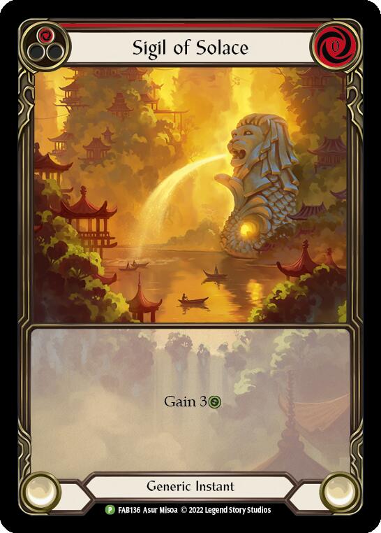 Sigil of Solace [FAB0136] (Promo)  Rainbow Foil | RetroPlay Games