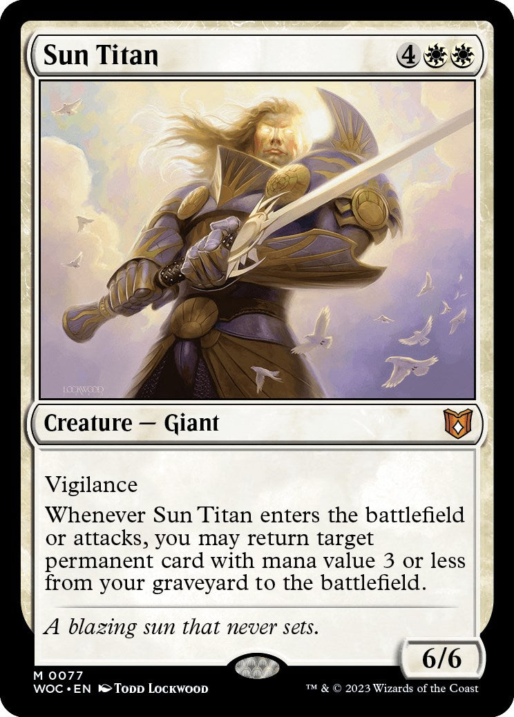 Sun Titan [Wilds of Eldraine Commander] | RetroPlay Games