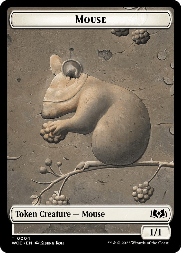 Mouse Token [Wilds of Eldraine Tokens] | RetroPlay Games