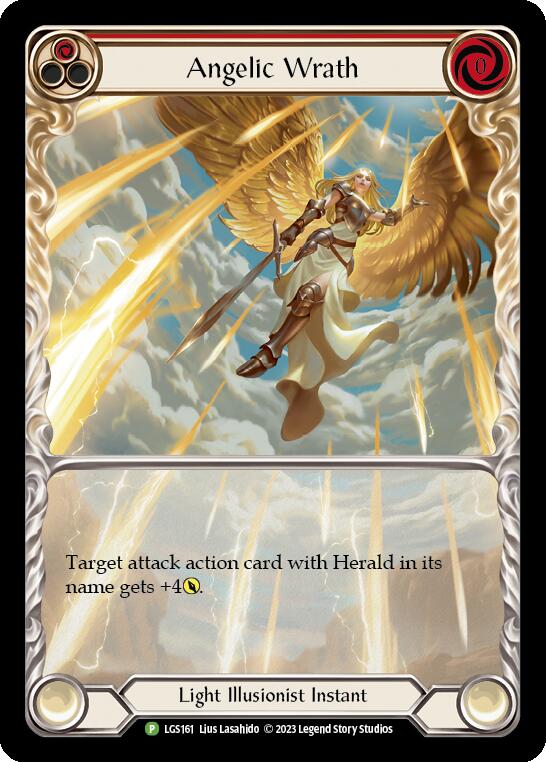 Angelic Wrath (Red) [LGS161] (Promo)  Rainbow Foil | RetroPlay Games