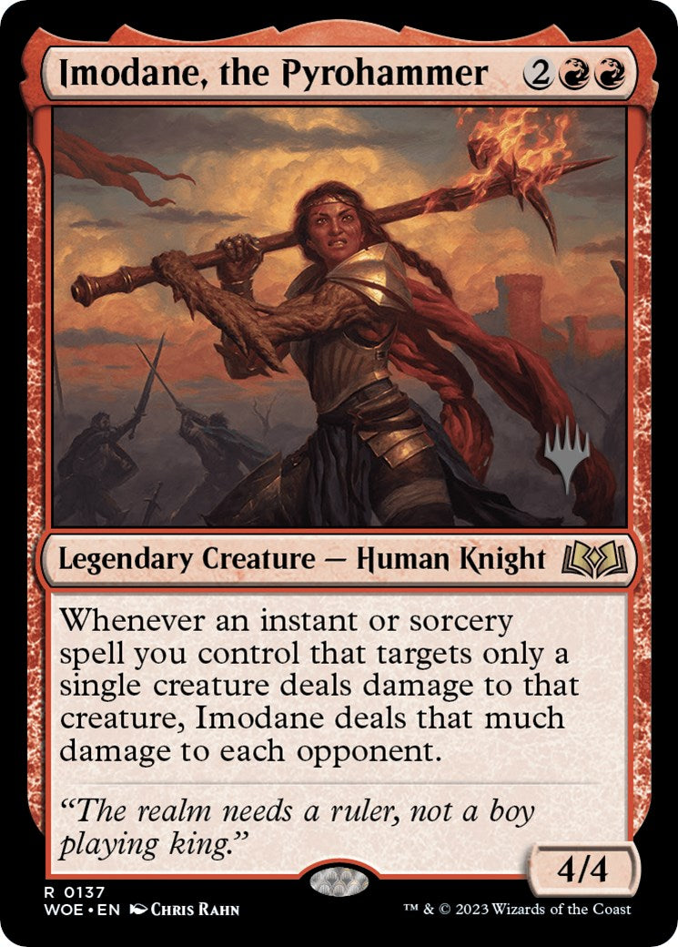 Imodane, the Pyrohammer (Promo Pack) [Wilds of Eldraine Promos] | RetroPlay Games