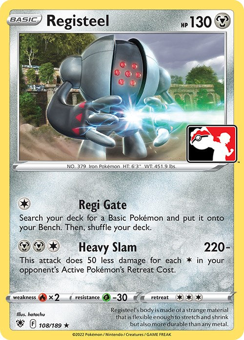 Registeel (108/189) [Prize Pack Series Three] | RetroPlay Games