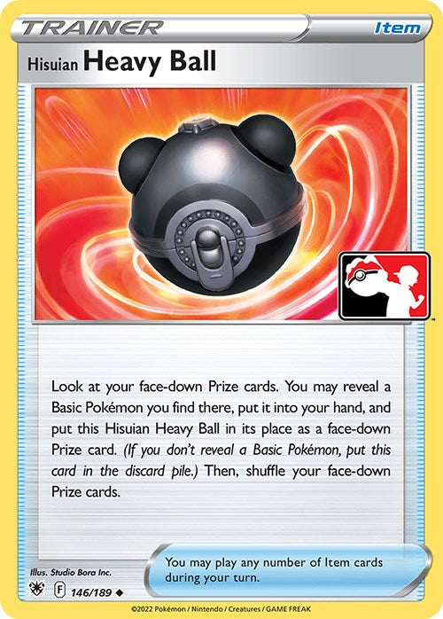 Hisuian Heavy Ball (146/189) [Prize Pack Series Three] | RetroPlay Games