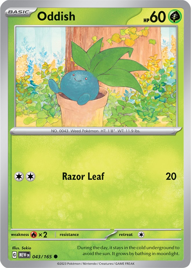 Oddish (043/165) [Scarlet & Violet 151] | RetroPlay Games