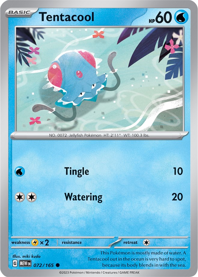 Tentacool (072/165) [Scarlet & Violet: 151] | RetroPlay Games