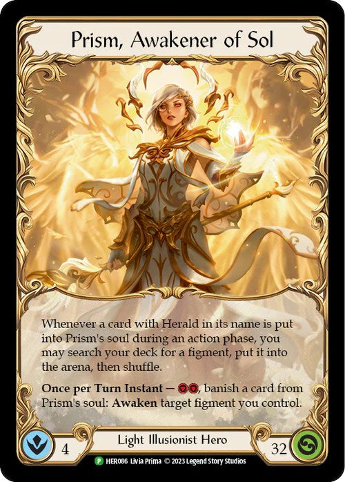 Prism, Awakener of Sol [HER086] (Promo)  Cold Foil | RetroPlay Games