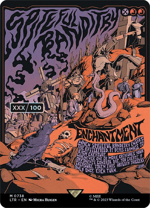 Spiteful Banditry (Borderless Poster) (Serialized) [The Lord of the Rings: Tales of Middle-Earth] | RetroPlay Games