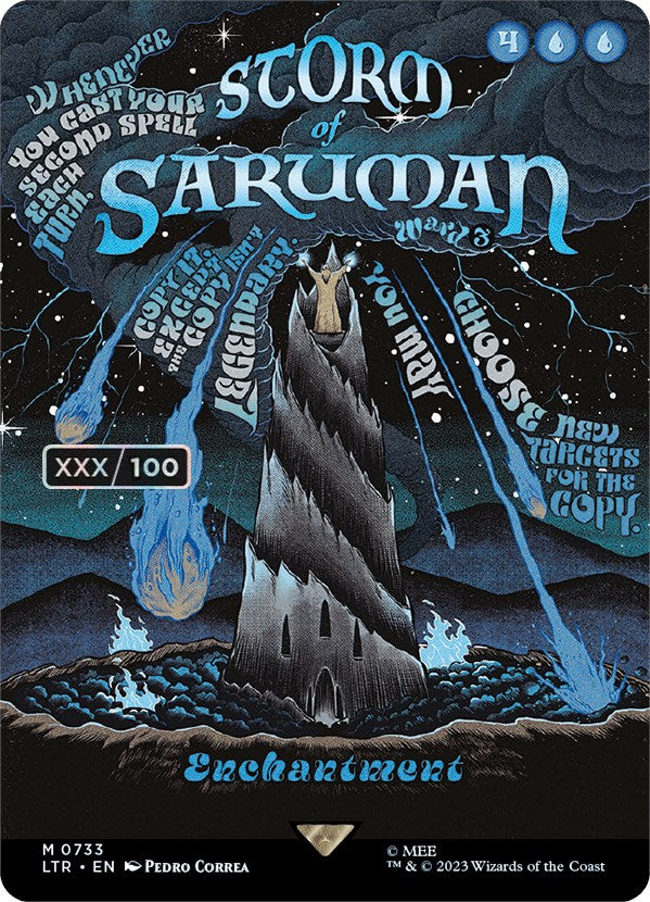 Storm of Saruman (Borderless Poster) (Serialized) [The Lord of the Rings: Tales of Middle-Earth] | RetroPlay Games