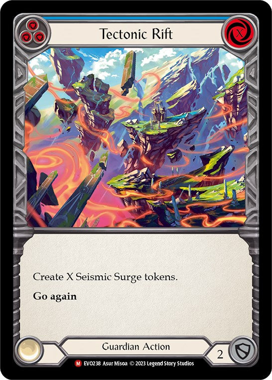 Tectonic Rift [EVO238] (Bright Lights)  Rainbow Foil | RetroPlay Games