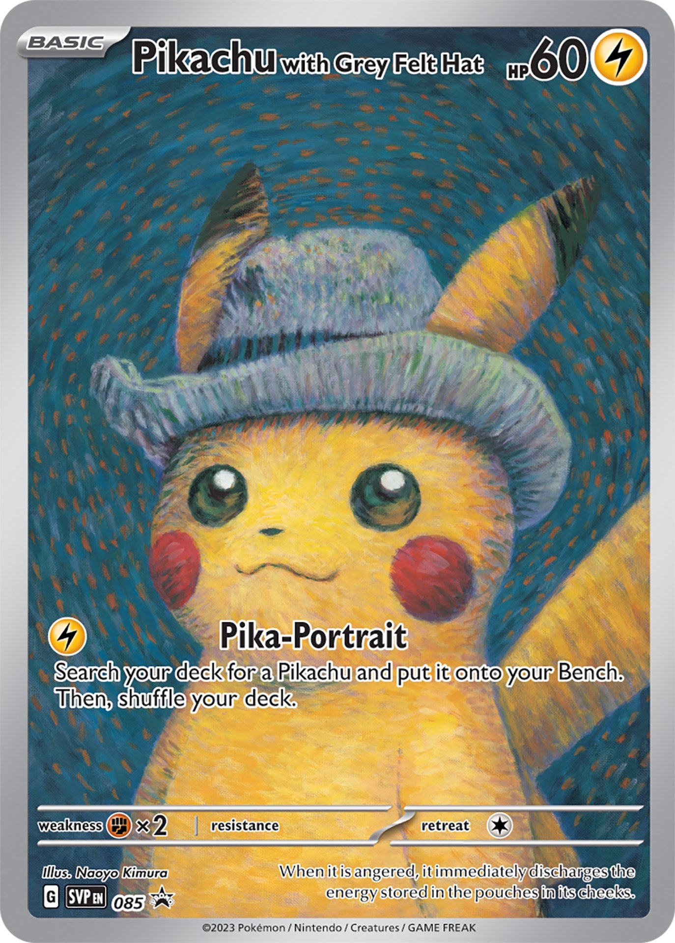 Pikachu with Grey Felt Hat (085) [Scarlet & Violet: Black Star Promos] | RetroPlay Games