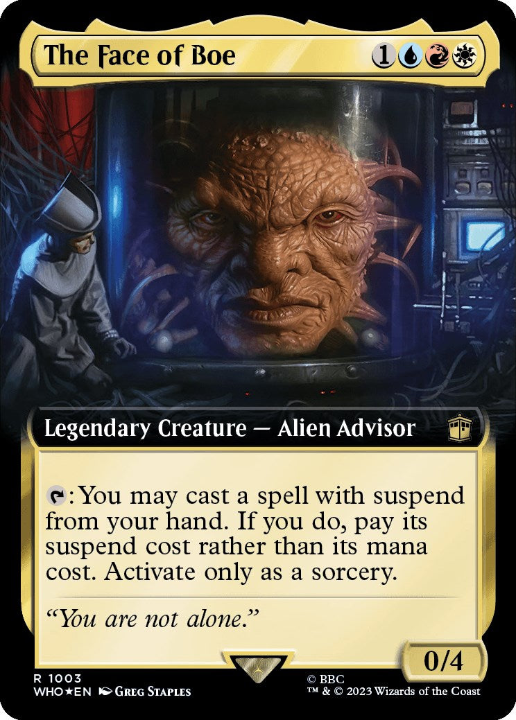 The Face of Boe (Extended Art) (Surge Foil) [Doctor Who] | RetroPlay Games