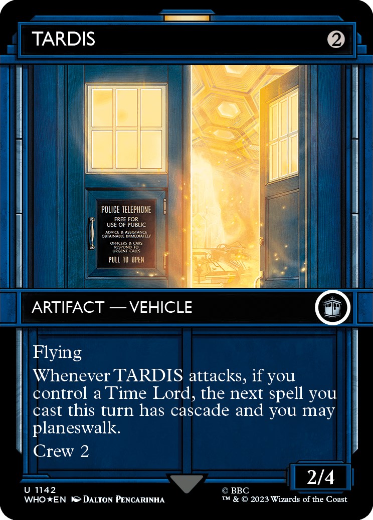 TARDIS (Showcase) (Surge Foil) [Doctor Who] | RetroPlay Games