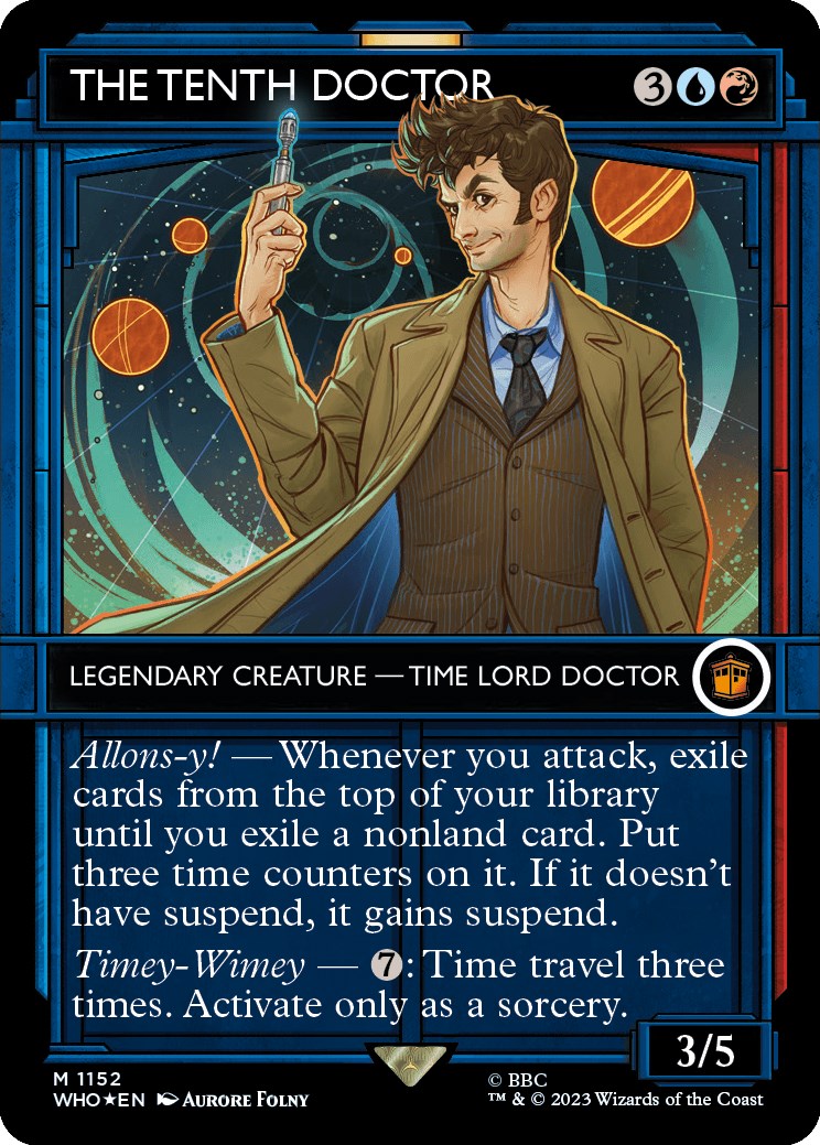 The Tenth Doctor (Showcase) (Surge Foil) [Doctor Who] | RetroPlay Games