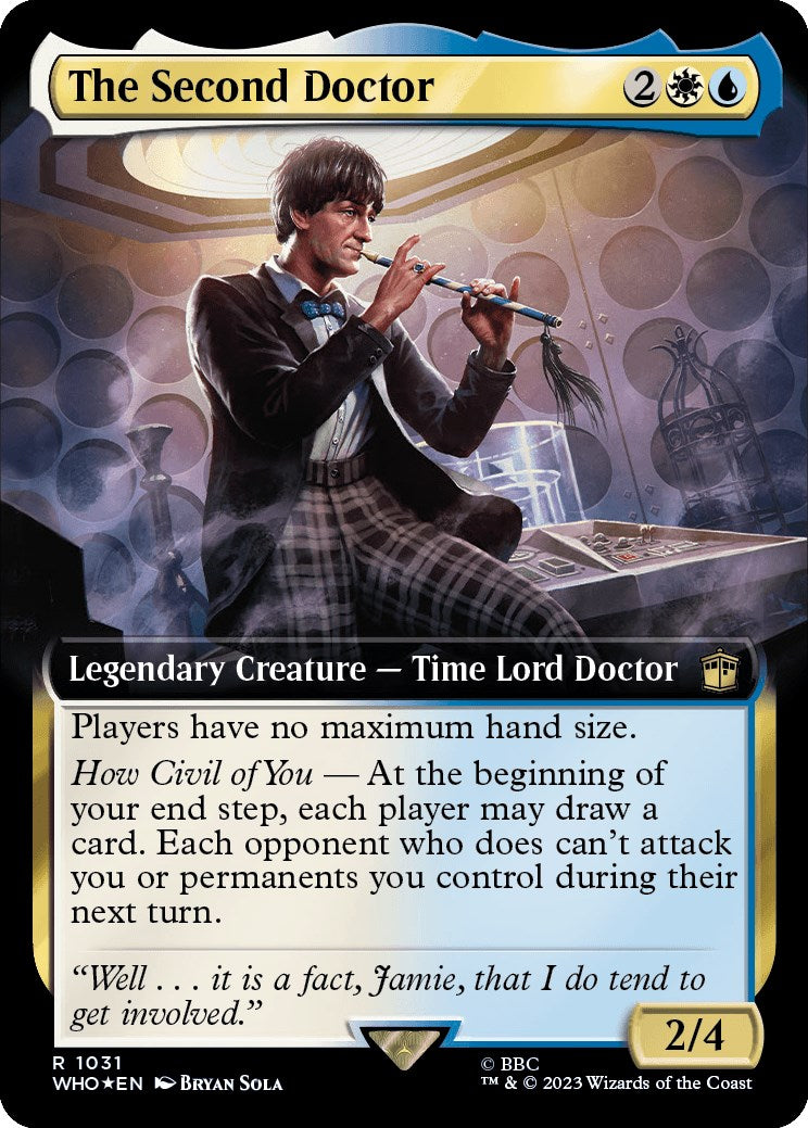 The Second Doctor (Extended Art) (Surge Foil) [Doctor Who] | RetroPlay Games