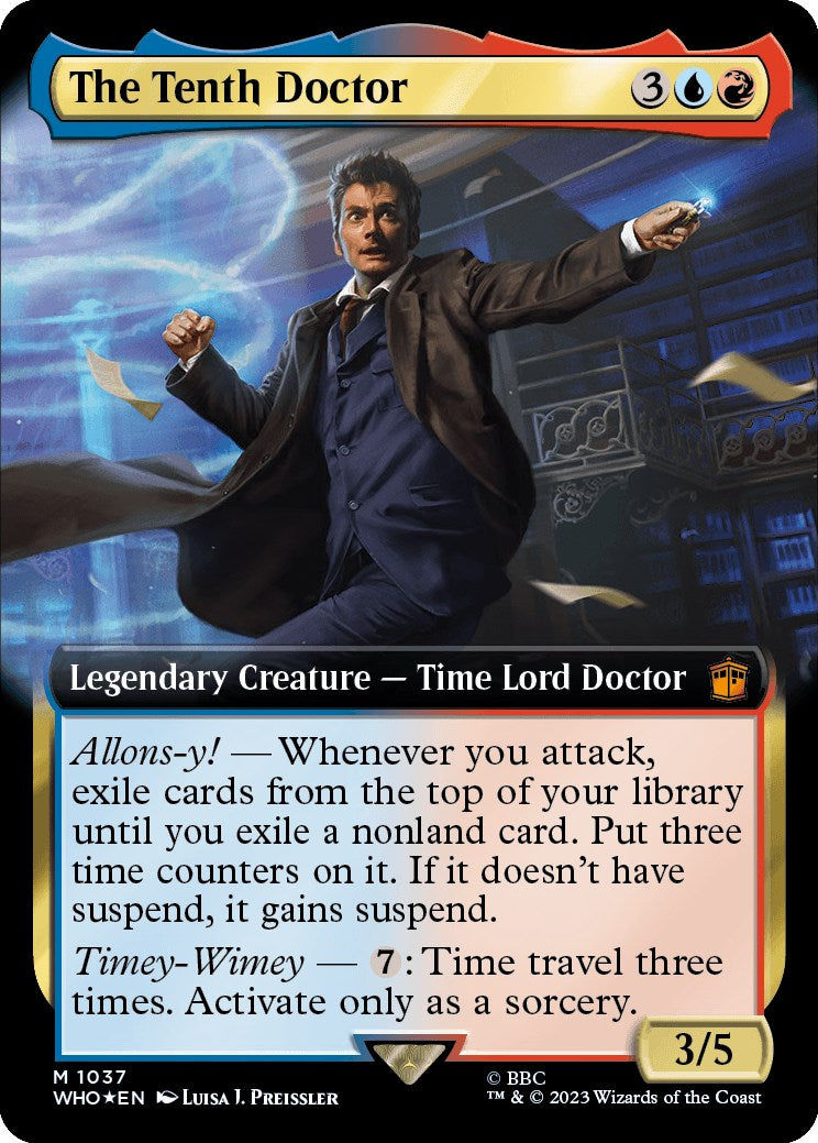 The Tenth Doctor (Extended Art) (Surge Foil) [Doctor Who] | RetroPlay Games