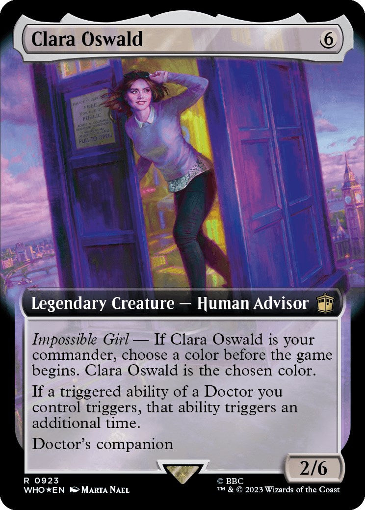 Clara Oswald (Extended Art) (Surge Foil) [Doctor Who] | RetroPlay Games