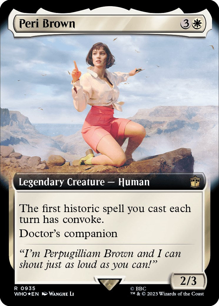 Peri Brown (Extended Art) (Surge Foil) [Doctor Who] | RetroPlay Games