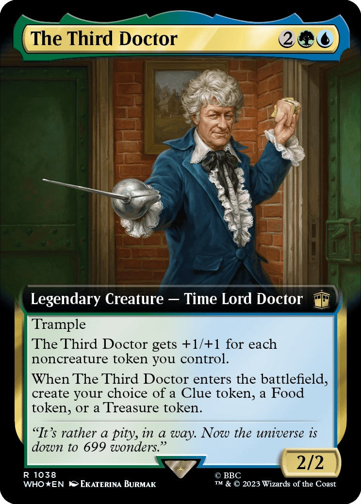 The Third Doctor (Extended Art) (Surge Foil) [Doctor Who] | RetroPlay Games