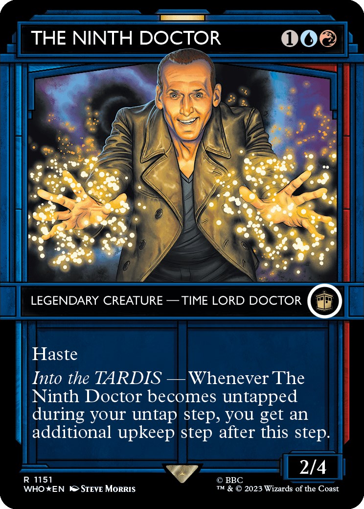 The Ninth Doctor (Showcase) (Surge Foil) [Doctor Who] | RetroPlay Games