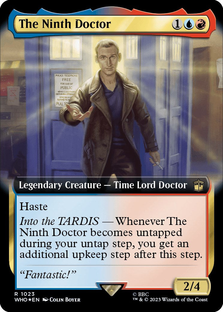 The Ninth Doctor (Extended Art) (Surge Foil) [Doctor Who] | RetroPlay Games