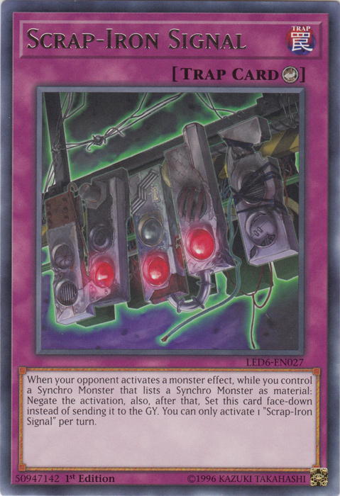 Scrap-Iron Signal [LED6-EN027] Rare | RetroPlay Games