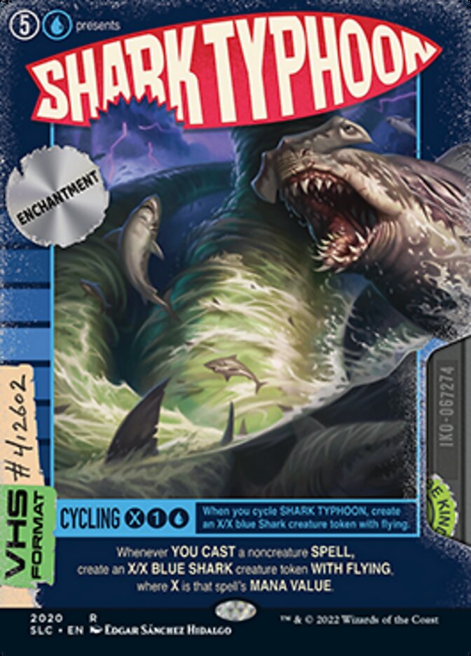 Shark Typhoon (Borderless Alternate Art) [Secret Lair Countdown Kit] | RetroPlay Games