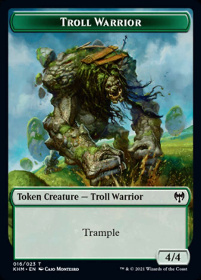 Troll Warrior Token [Kaldheim Tokens] | RetroPlay Games