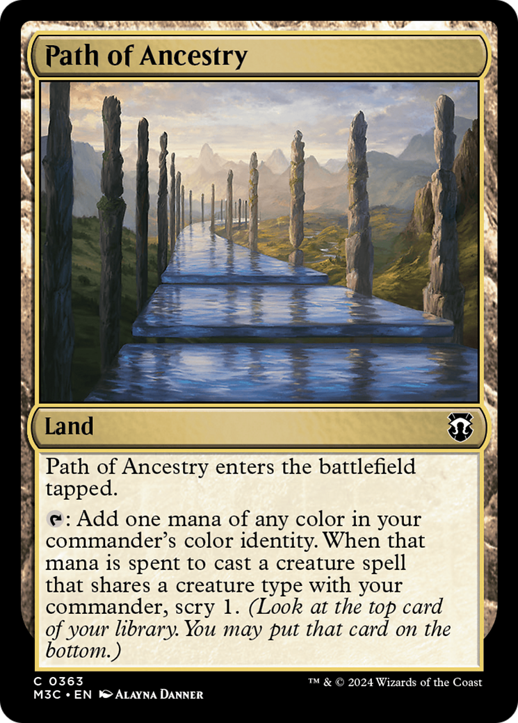 Path of Ancestry (Ripple Foil) [Modern Horizons 3 Commander] | RetroPlay Games