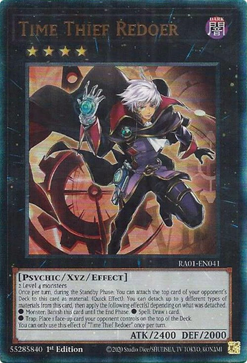 Time Thief Redoer [RA01-EN041] Prismatic Ultimate Rare | RetroPlay Games