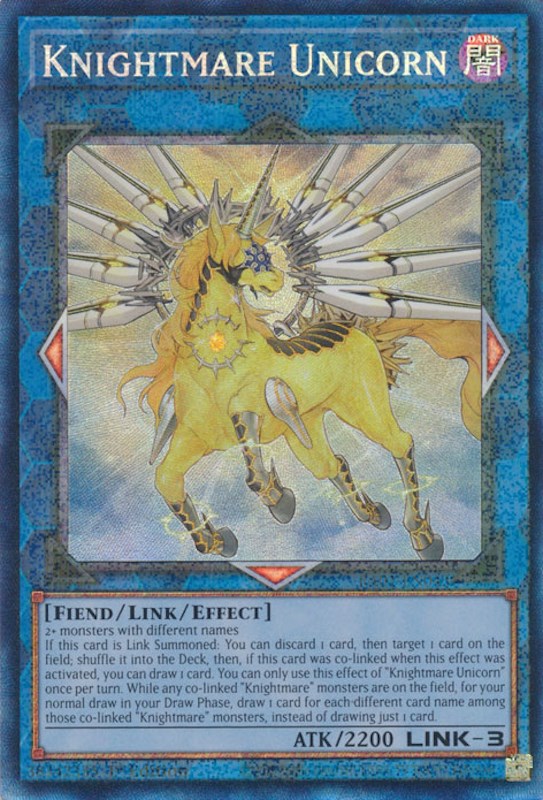 Knightmare Unicorn [RA01-EN043] Prismatic Collector's Rare | RetroPlay Games