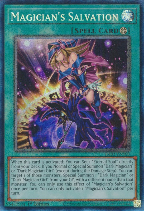 Magician's Salvation [RA01-EN068] Prismatic Collector's Rare | RetroPlay Games