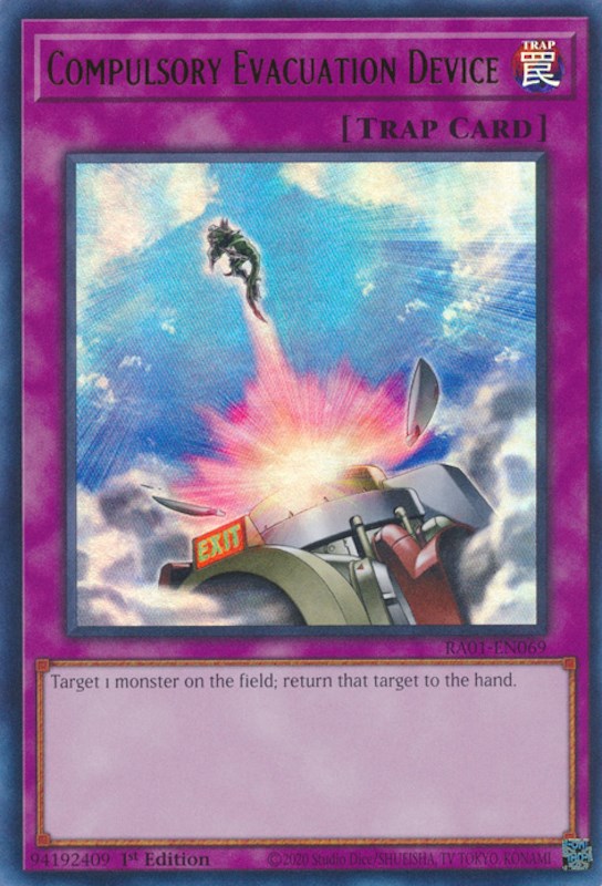 Compulsory Evacuation Device [RA01-EN069] Ultra Rare | RetroPlay Games