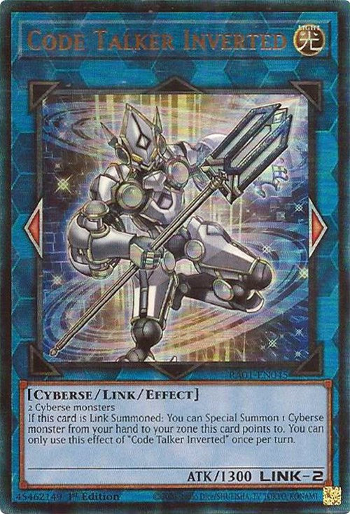 Code Talker Inverted [RA01-EN045] Prismatic Ultimate Rare | RetroPlay Games