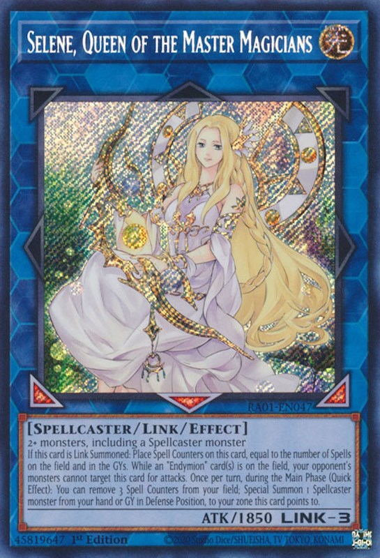 Selene, Queen of the Master Magicians [RA01-EN047] Secret Rare | RetroPlay Games