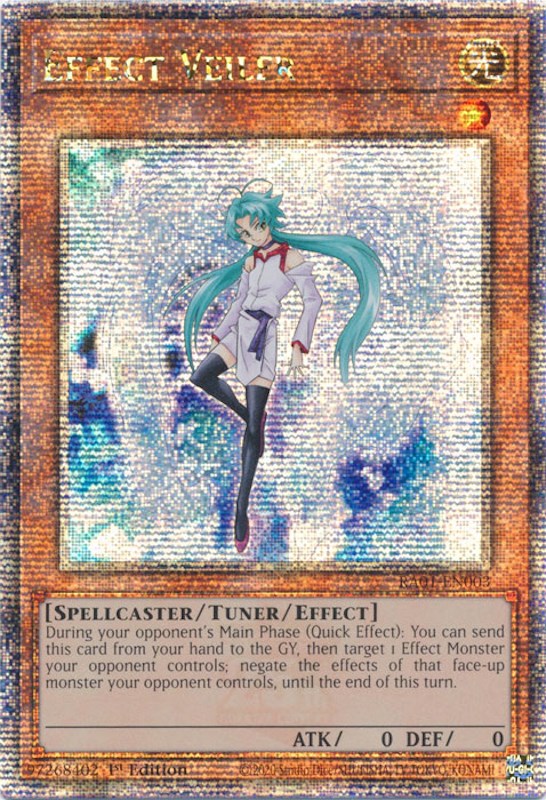 Effect Veiler [RA01-EN003] Quarter Century Secret Rare | RetroPlay Games