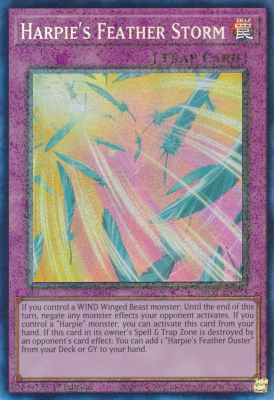 Harpie's Feather Storm [RA01-EN073] Prismatic Collector's Rare | RetroPlay Games