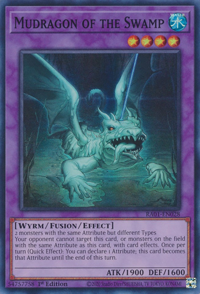 Mudragon of the Swamp [RA01-EN028] Super Rare | RetroPlay Games