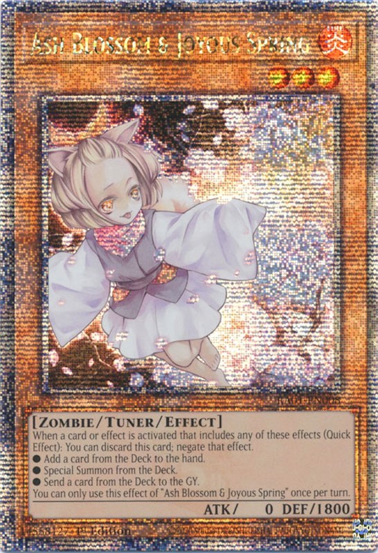 Ash Blossom & Joyous Spring [RA01-EN008] Quarter Century Secret Rare | RetroPlay Games