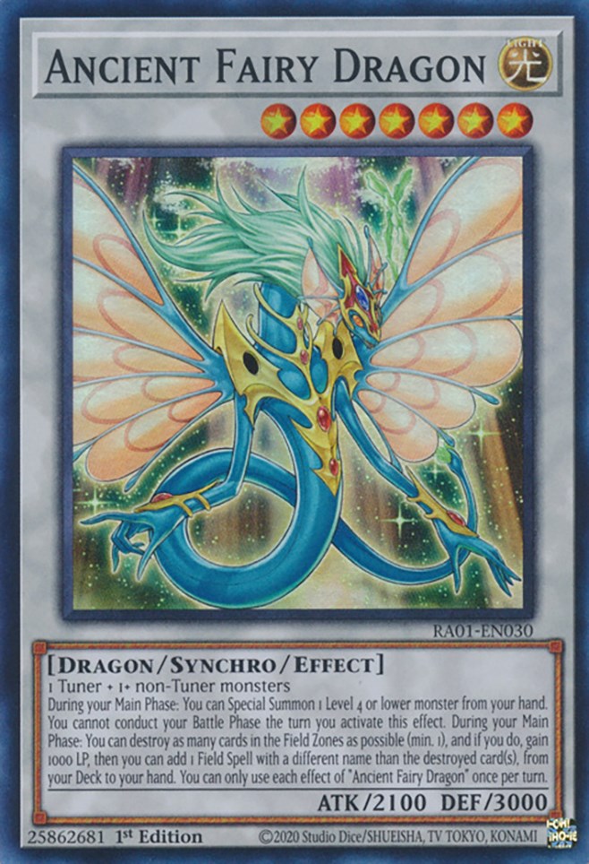 Ancient Fairy Dragon [RA01-EN030] Super Rare | RetroPlay Games