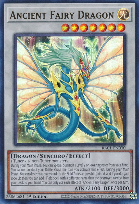 Ancient Fairy Dragon [RA01-EN030] Ultra Rare | RetroPlay Games