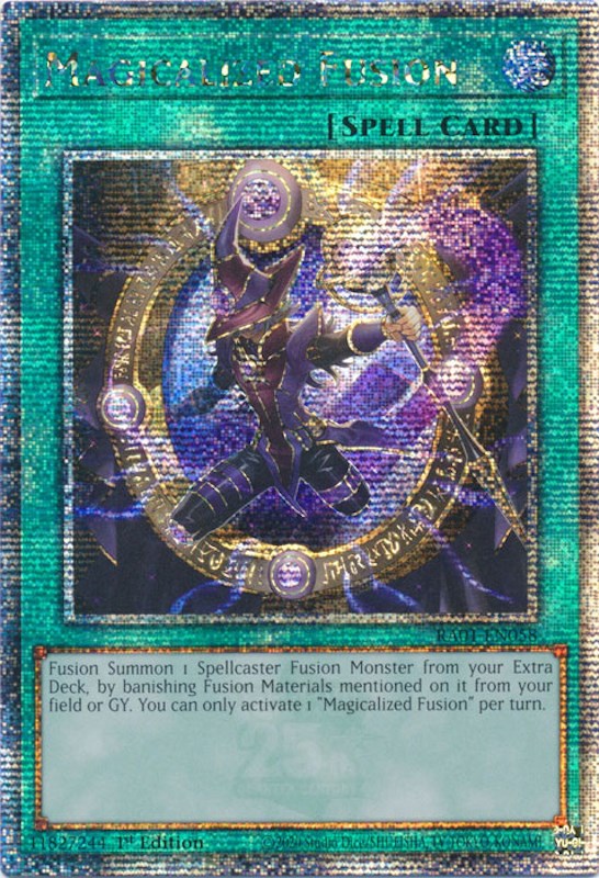 Magicalized Fusion [RA01-EN058] Quarter Century Secret Rare | RetroPlay Games